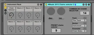 MIkado 2015 Chaine selector screenshot
