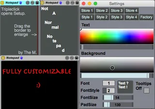 Notepad Midi screenshot
