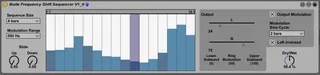 Bode Frequency Shift Sequencer screenshot