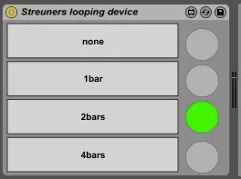 Streuners looping device screenshot