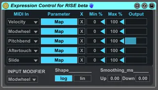 Expression Control for Seaboard RISE screenshot