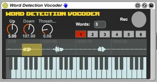 Word Detection Vocoder screenshot