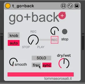 GoBack - oneknob reverser2 screenshot
