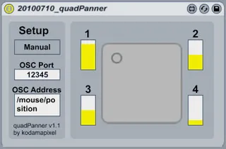 QuadPanner screenshot