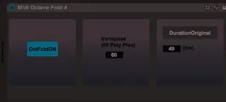 Midi One Octave Fold screenshot