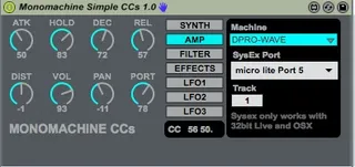 Monomachine Simple CCs screenshot
