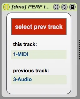 Track Select screenshot