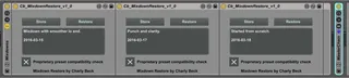 Mixdown Restore screenshot