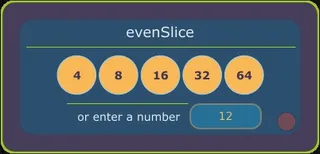 evenSlice screenshot