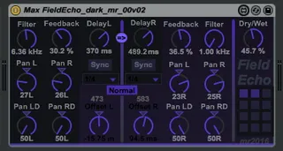 Field Echo dark screenshot
