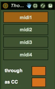 Zero Latency Midi Router Receiver screenshot