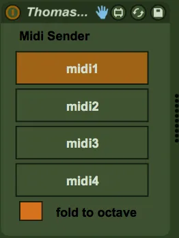 Zero Latency Midi Router Sender screenshot