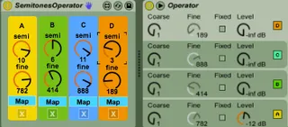 Semitones for Operator screenshot