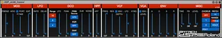 DSP Roland JU-06 Control screenshot