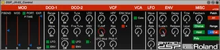 DSP Roland JX-03 Control screenshot