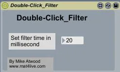 Double-Click Filter screenshot
