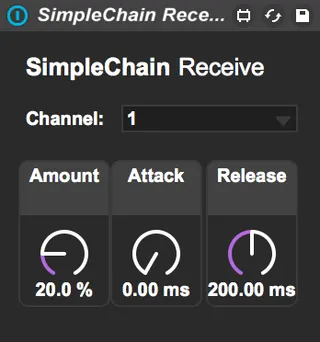 SimpleChain Receive screenshot