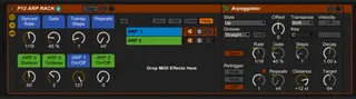 DSI Prophet 12 Ableton Arpeggiator Rack screenshot