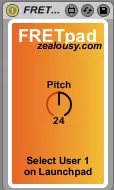 FRETpad screenshot