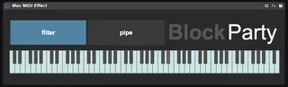Block Party - MIDI Filter and Pipe screenshot