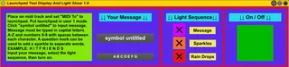 Launchpad Text Display And Light Show screenshot