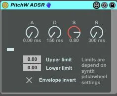 PitchW ADSR screenshot