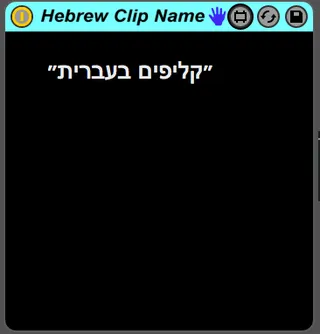Clip Name Viewer screenshot