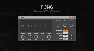 PONG Exponential Note Repeater screenshot