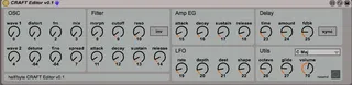 CRAFT Synth Editor screenshot