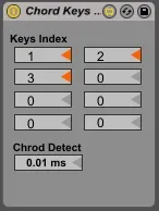 Chord Key Filter screenshot