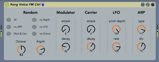 Korg Volca FM Ctrl screenshot