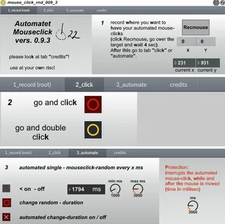 automated mouseclick screenshot