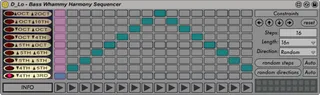 Digitech Bass Whammy Harmony Sequencer screenshot