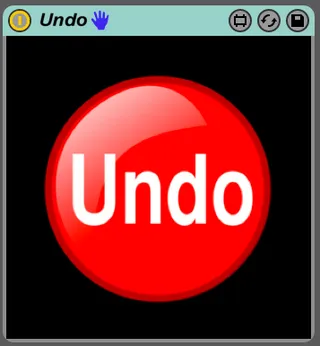 Undo screenshot