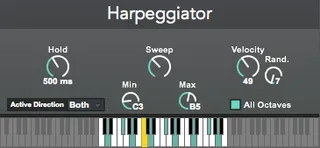 Harpeggiator screenshot