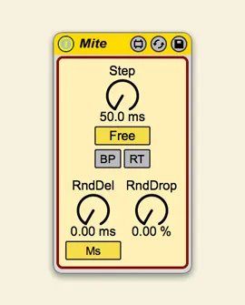 Mite - Sync-Free Polyphonic MIDI Note Repeater screenshot