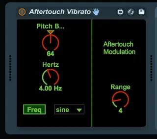 Aftertouch Vibrato screenshot