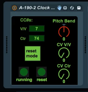A-190-2 Clock Reset screenshot