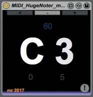 MIDI HugeNoter mr screenshot