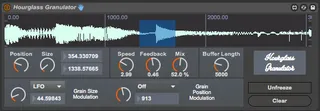 Hourglass Granulator screenshot