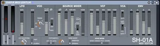 SH01A MIDI EDITOR screenshot