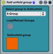 fold unfold group screenshot