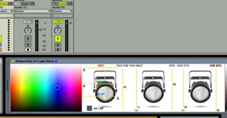 DMX LIGHT CONTROLLER screenshot