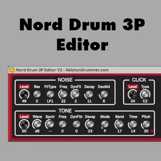 Clavia Nord Drum 3P Editor V screenshot