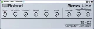 Authentic Roland TB-03 Controller screenshot