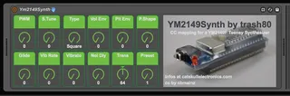 YM2149 Synth screenshot