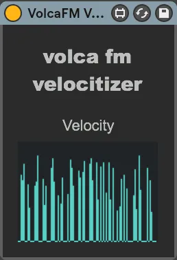 Volca FM Velocitizer screenshot