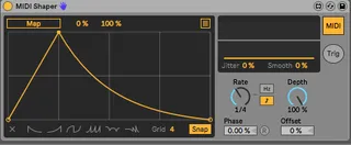 MIDI Shaper screenshot