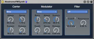 NostromosFMSynth screenshot