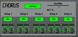 Initial chorus device screenshot